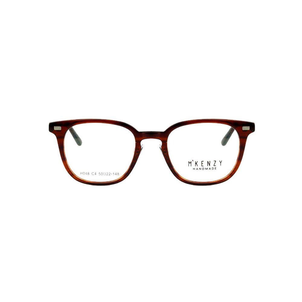 Óculos Mkenzy H048 Marrom + Lentes de Grau | Óptica Santista