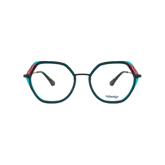 Óculos Woodys Finn Feminino Hexagonal | Optica Santista